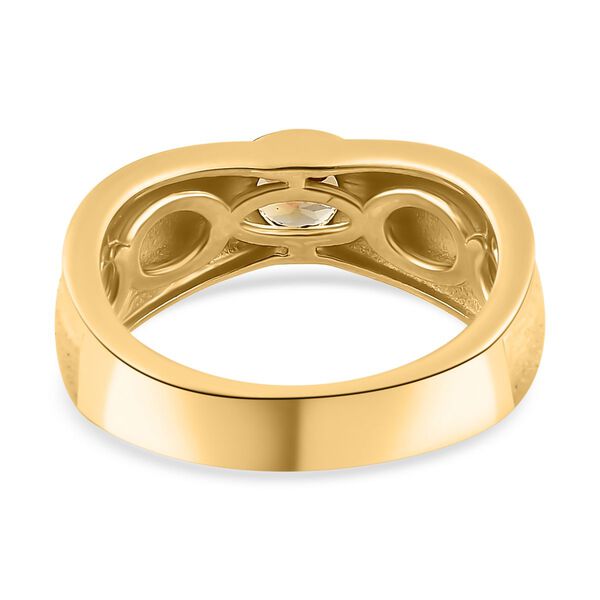 AA natürlicher, goldener Tansanit-Ring - 0,37 ct. image number 6