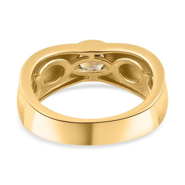 AA natürlicher, goldener Tansanit-Ring - 0,37 ct. image number 6