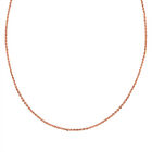 Kabelkette 60 cm in 925er Silber rosévergoldet image number 0