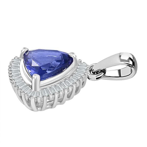 RHAPSODY AAAA Tansanit und VS Diamant Anhänger in 950 Platin - 2,09 ct. image number 5
