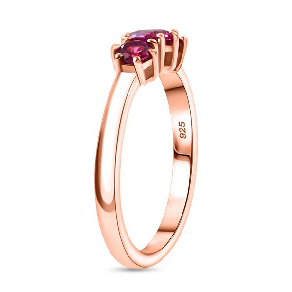 AAA Radiant Ember Granat Ring - 0,92 ct. image number 5