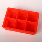 2er-Set Eiswürfelbehälter mit Deckel, Größe 12x17,5x5 cm, Blau und Größe 16,5x11x5 cm, Rot image number 5