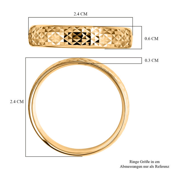 Royal Bali Kollektion - 585 Gold Ring (Größe 17.00) ca. 1,75g image number 6