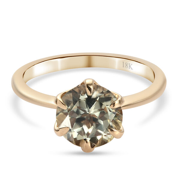 ILIANA AAAA Turkizit Ring 750 Gelbgold  ca. 2,17 ct