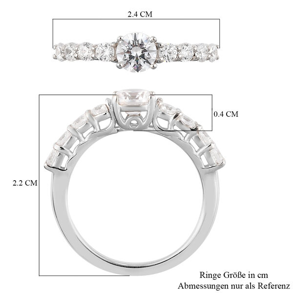 LUSTRO STELLA Zirkonia Ring - 1,94 ct. image number 7