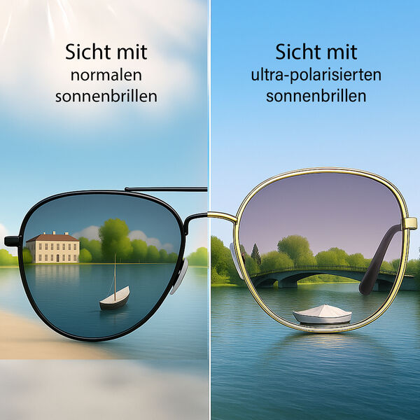 Sole und Luce - Swiss Eyewear - Ultra-Polarisierte UV400 Sonnenbrille, Grau image number 3