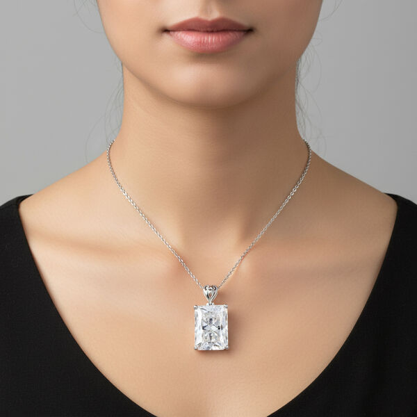 D'Joy Moissanit Anhänger mit 50cm Kette - 30 ct. image number 2