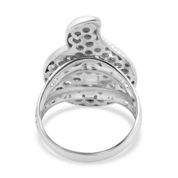 Royal Bali Kollektion - floraler Ring, 925 Silber  ca. 7,11g image number 4