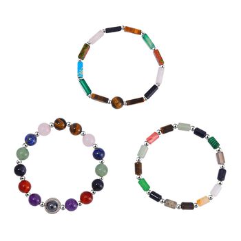 Mehrfarbig Edelsteine, H&auml;matit Schmuckset ca. 190.50 ct