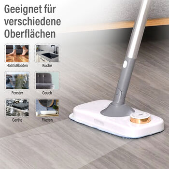 HOMESMART multifunktioneller Dampfreiniger, 1500W, Wei&szlig;