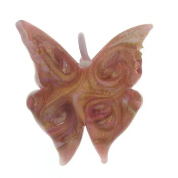 IL MURANO DI FRANCESCA- rosa Muranoglas aus Italien Schmetterlingsanh&auml;nger