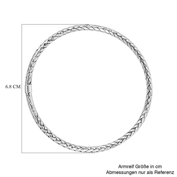Royal Bali Kollektion - Geflochtener Armreif, 19 cm - 10g image number 4