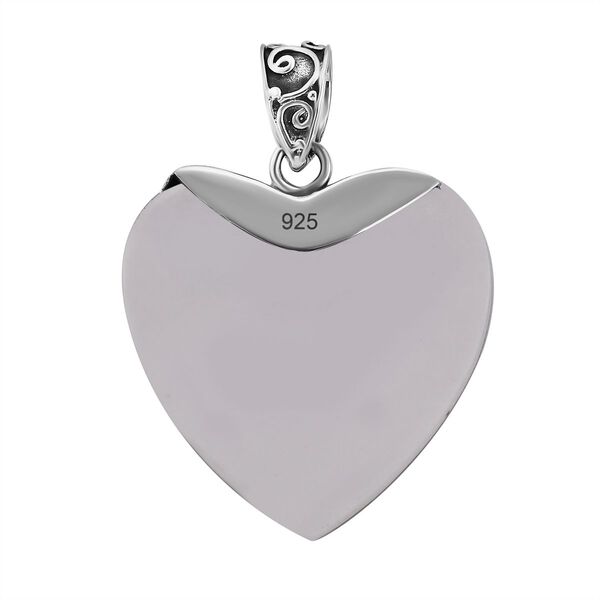 Royal Bali Collection- Perlmutt Herz Anhänger- 1 Karat image number 4