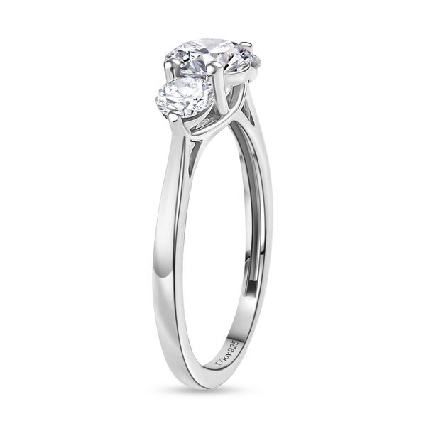 D'Joy Moissanit Ring, 925 Silber rhodiniert - 1,22 ct. image number 4