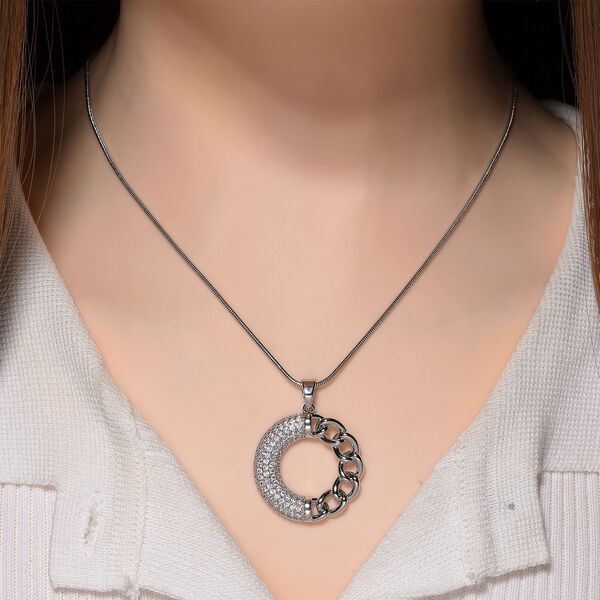 Weißer Zirkonia Schmuckset Nickelfreies Messing 0.30 ct image number 2