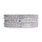 Lustro Stella - Weißer Zirkonia-Ring, 925 Silber rhodiniert (Größe 18.00) ca. 1,67 ct