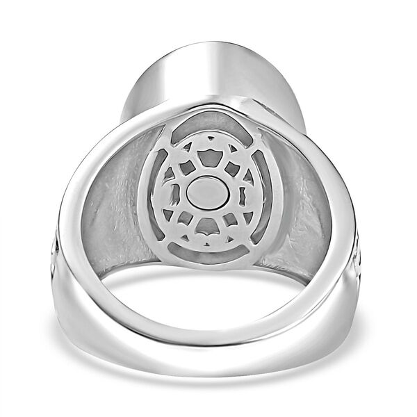 Sleeping Beauty Matrix Türkis Ring 950 Kupfer (Größe 17.00) ca. 7,00 ct image number 6