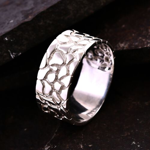 Royal Bali Kollektion- Strukturierter Ring in 925 Silber image number 1
