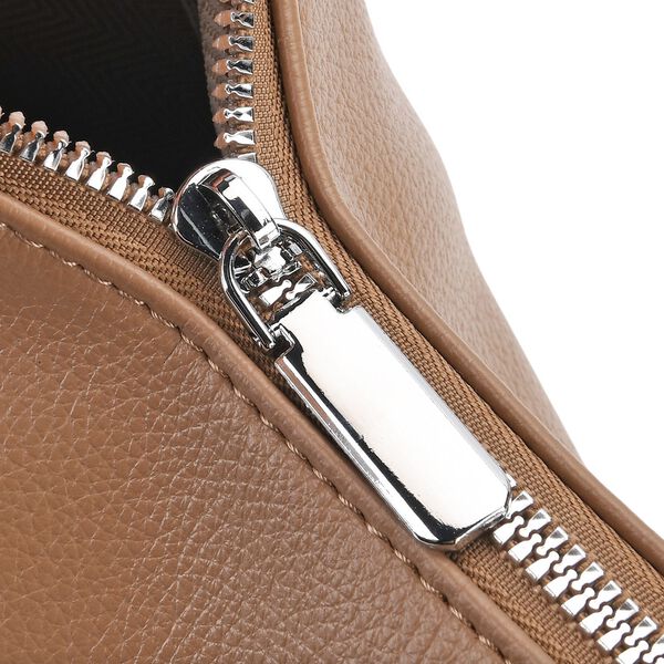 Crossbody-Tasche mit mehreren Rei&szlig;verschlusstaschen, 31x13x28 cm, Khaki image number 6