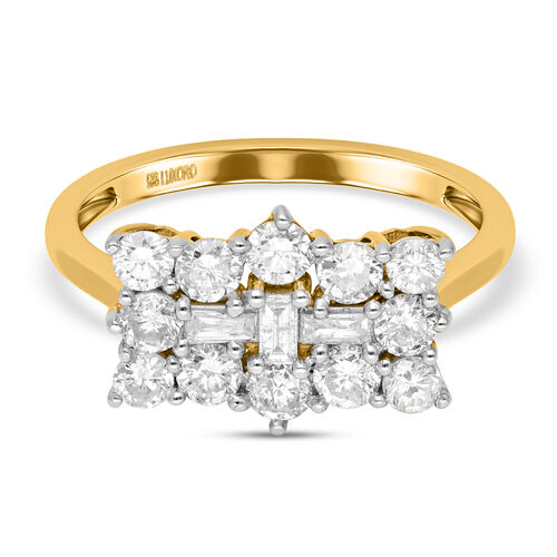 LUXORO klassischer SGL zertifizierter I1 GH Diamant-Boot-Ring in 585 Gelbgold - 1 ct. image number 0