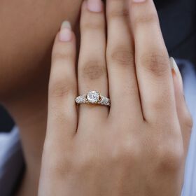 Moissanit Ring - 1,22 ct.