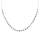 Socoto Smaragd Halskette ca. 50 cm 925 Silber ca. 6,00 ct.