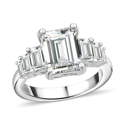 Moissanit Ring - 3,48 ct. image number 0