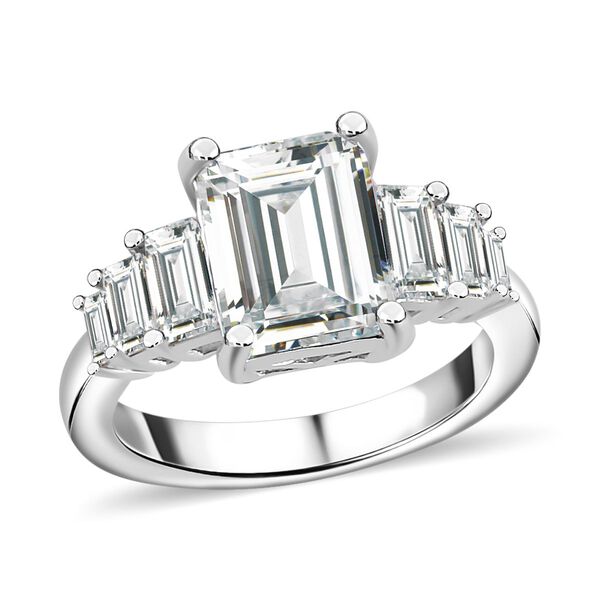 Moissanit Ring - 3,48 ct.