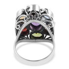 Royal Bali Kollektion - mehrfarbiger Edelstein-Ring, 925 Silber  ca. 11,99 ct image number 4