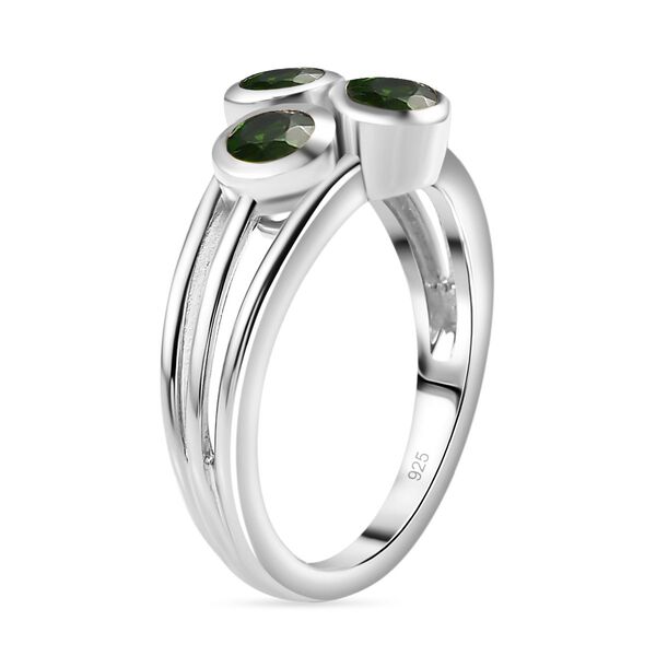 Natürlicher Chromdiopsid Ring, ca. 0,90 ct. image number 5