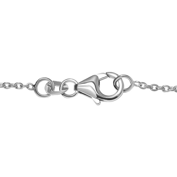 Afrikanische Rubin Halskette, (Fissure gef&uuml;llt), ca. 45 cm, 925 Silber platiniert ca. 1,62 ct image number 6