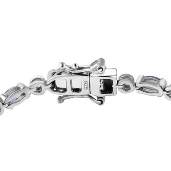 Tansanit und Zirkon Armband