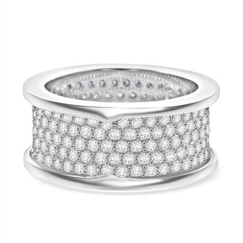 Lustro Stella wei&szlig;er Zirkonia Cluster Ring
