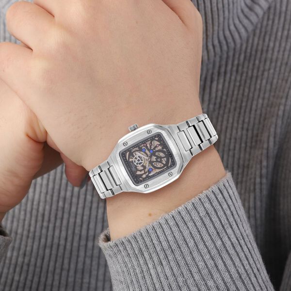 Reiner Edelstahl Uhren 20 cm ca. 128,00g image number 3