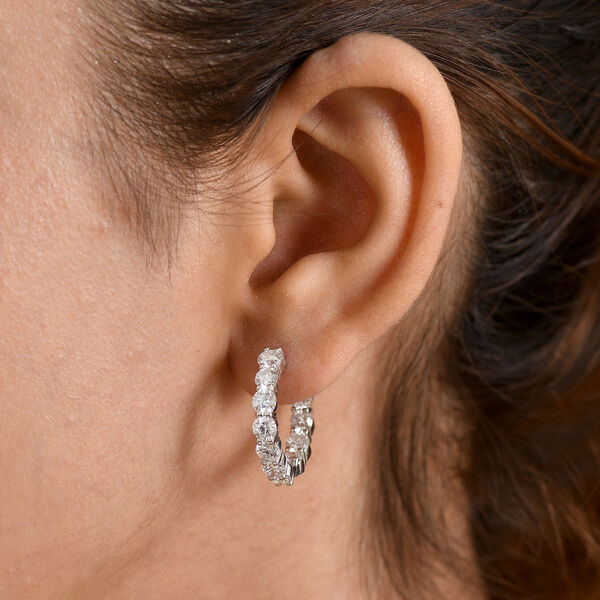 LUXURIANT DIAMOND - Lab Grown Diamant SI-GH Ohrringe 925 Silber Rhodiniert ca. 5.35 ct image number 3