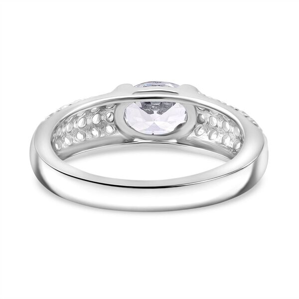 Lustro Stella weißer Zirkonia Ring image number 5