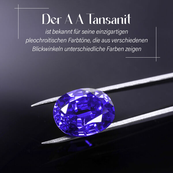 AA Tansanit Ring - 0,90 ct. image number 4