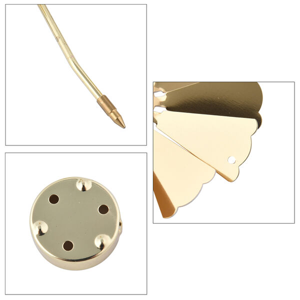 THE 5TH SEASON: Betender Schutzengel mit drehbarem Kerzenhalter und 10 Teelichtern, Gold image number 7