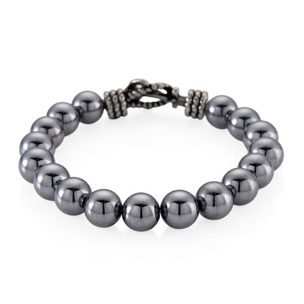 Terahertz Armband ca. Flexibles cm Reiner Edelstahl Schwarz oxidiert ca. 120.00 ct image number 4