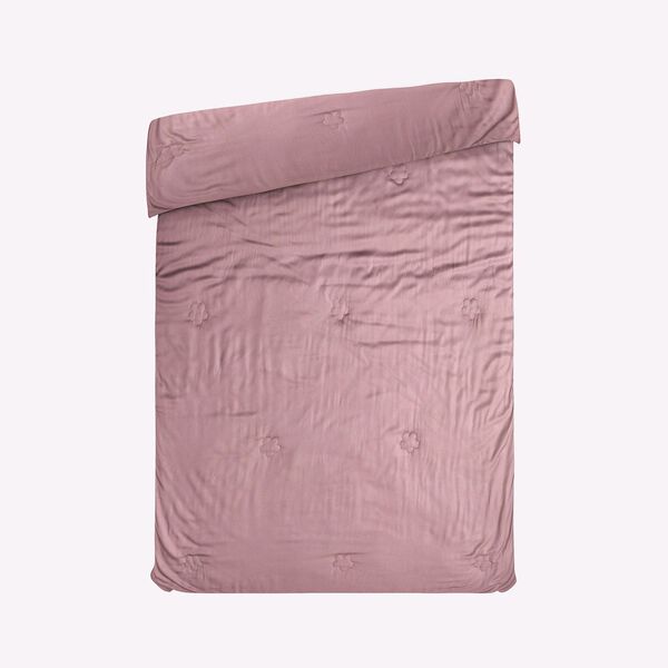 Serenity Night - 100% Bambus-Steppdecke mit Bambusf&uuml;llung, temperaturausgleichend und hypoallergen, 135x200 cm, Mauve