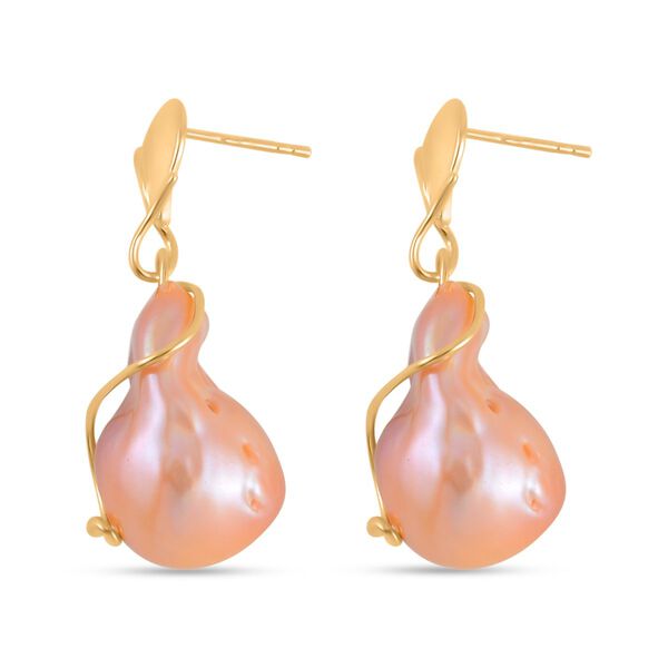 13-16 mm Multi-Barockperlen-Ohrringe image number 4