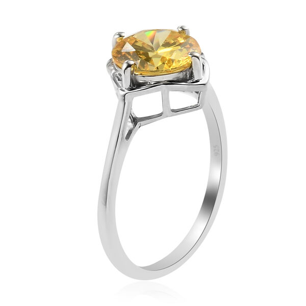 Gelber Zirkonia-Ring - 3,39 ct. image number 5