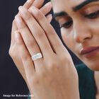 Weißer Zirkonia Ring, (Größe 17.00), silberfarben, ca. 4.00 ct image number 2