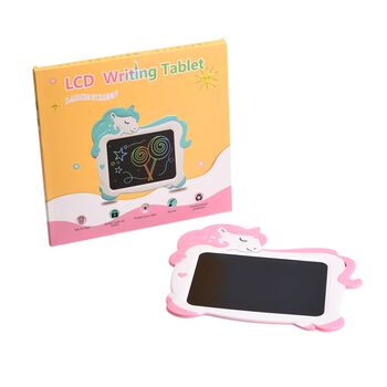 10-Zoll-LCD-Schreibtafel, rosa Einhorn