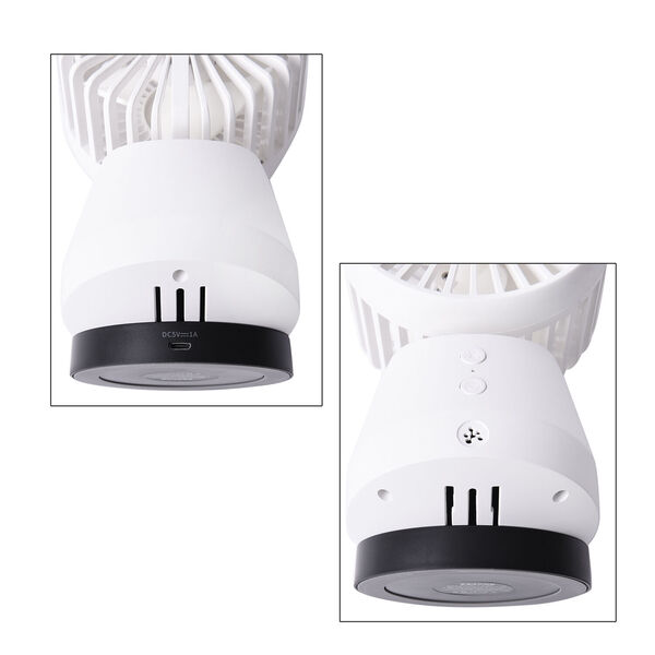 2 in 1: Ventilator mit Ionizer und abnehmbarer HEPA Filter, Wei&szlig; image number 7