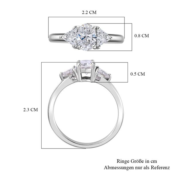 Moissanit Ring - 1,40 ct. image number 5