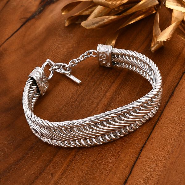 925 Silber Armband ca. 18 cm ca. 45,73g image number 1