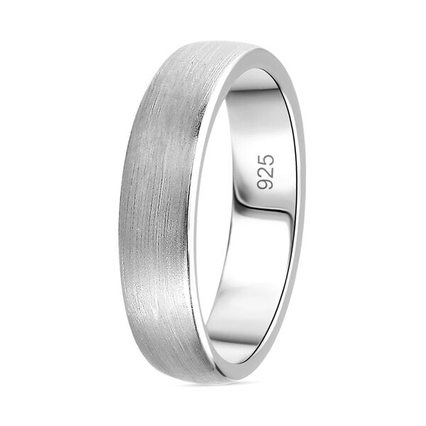 Bandring, 925 Silber rhodiniert image number 5