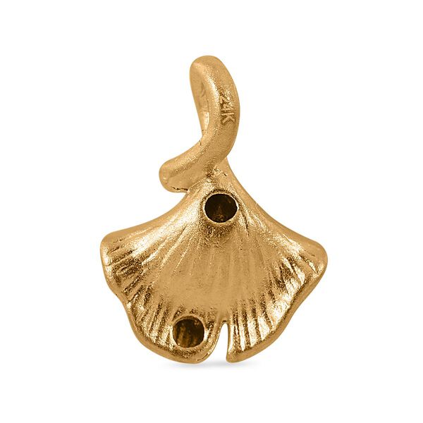 Ginkgoblatt Anh&auml;nger in 999 Gold image number 3