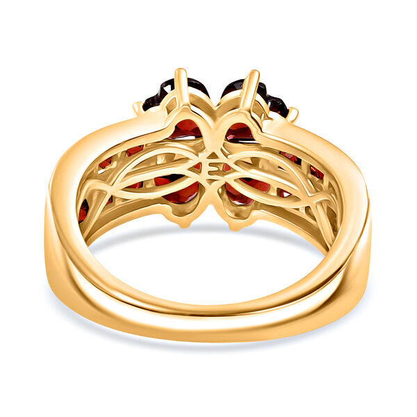EverTrue Mosambik Granat und Zirkon Ring - 4,44 ct. image number 5